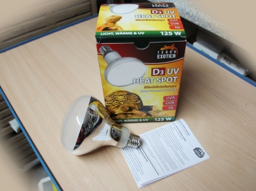 Terra Exotica D3 UV Heat Spot 125 Watt, E27 UV & Wärme in einem