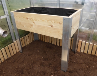 Baby Schildkröten Terrassen-Hochbeet  98x 55 cm, Höhe: 82 cm.
