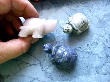 Schildkröte "Bobby" Briefbeschwerer Halbedelstein
