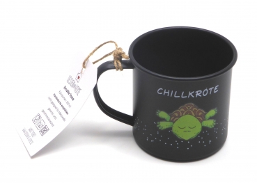 Chillkröte Metall Tasse Design@Home 0,35l