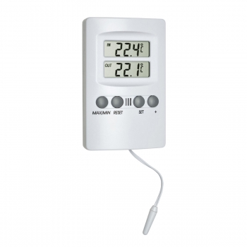 Digitales Innen-Außen-Thermometer mit Alarm