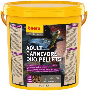 sera TURTLE Adult Carnivore Duo Pellets 10L (3,4kg)
