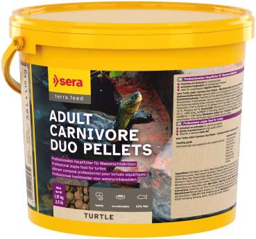 sera TURTLE Adult Carnivore Duo Pellets 3,8L (1,15kg)