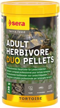 sera Tortoise Adult Herbivore Duo Pellets 1 Liter (330g)