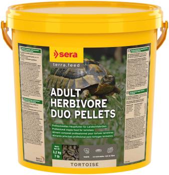 sera Tortoise Adult Herbivore Duo Pellets 10 Liter (3,2kg)