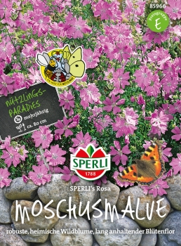 Malven Moschus Malven SPERLING's Rosa - Malva moschata