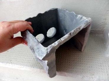 Schildkrötenraufe Granite Rock 20x17x15cm