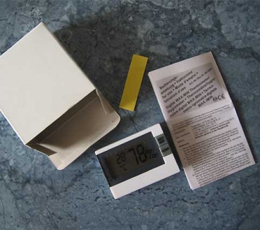 Digital MAX-MIN Thermo Hygro Farbe weiß