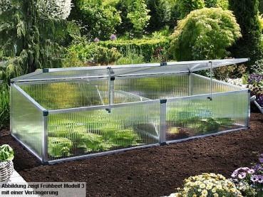 Frühbeet Typ Allgäu Modell 3 Größe 2 Verlängerung Polycarbonat