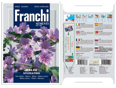 D336/25 Franchi Sementi Malva Silvestris Wilde Malven 0,5g