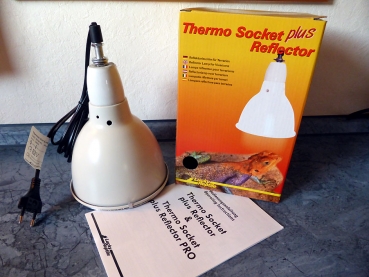 Thermo Socket plus Reflector klein "weiss" für bis zu 300 Watt geeignet.