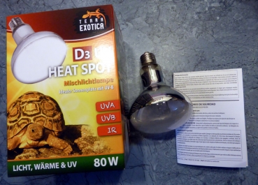Terra Exotica D3 UV Heat Spot 80 Watt, E27 UV & Wärme in einem