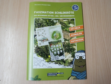 Faszination Schildkröte - das besondere Rätsel-, Mal- und Wissensbuch