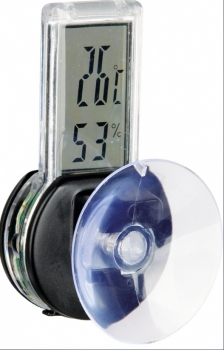 Terratuga Schildkrötenshop - Digitales Innen-Außen-Thermometer mit Alarm