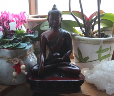 Buddha Shakyamuni rot 24cm