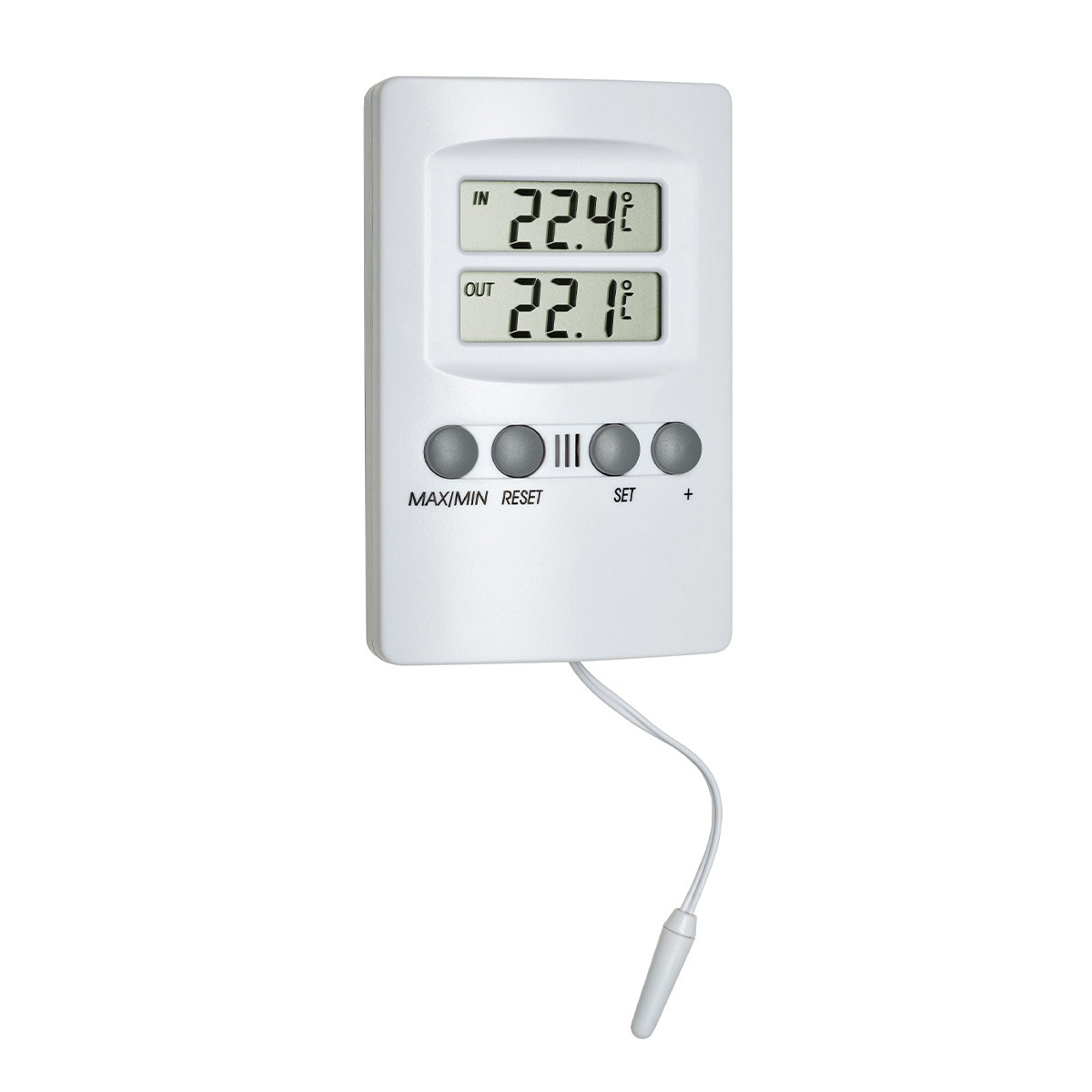 Terratuga Schildkrötenshop - Digitales Innen-Außen-Thermometer mit Alarm