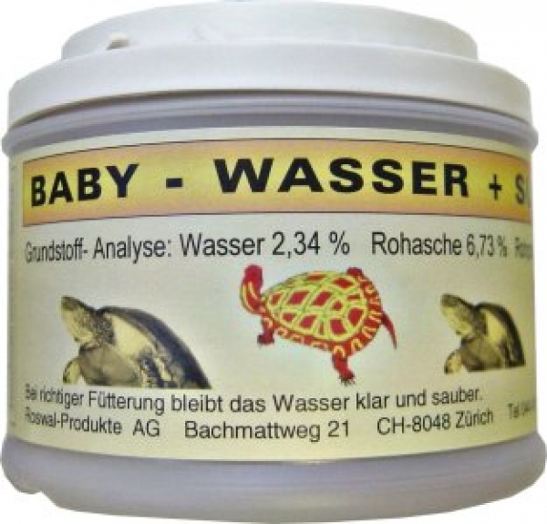 Baby Wasser + Sumpfschildkrötenfutter 130g