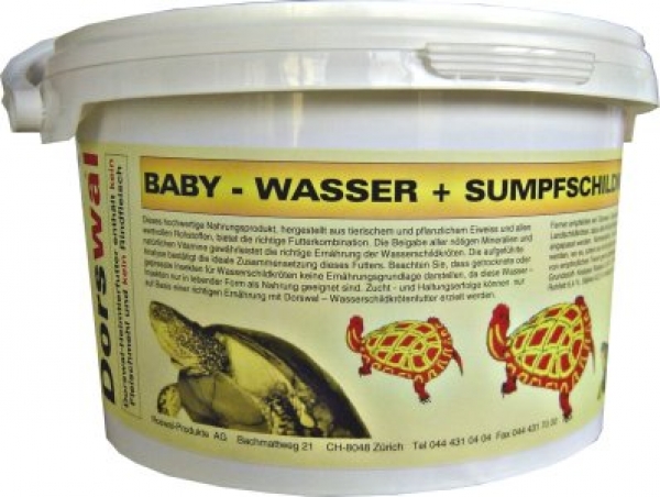 Baby Wasser + Sumpfschildkrötenfutter 2800g