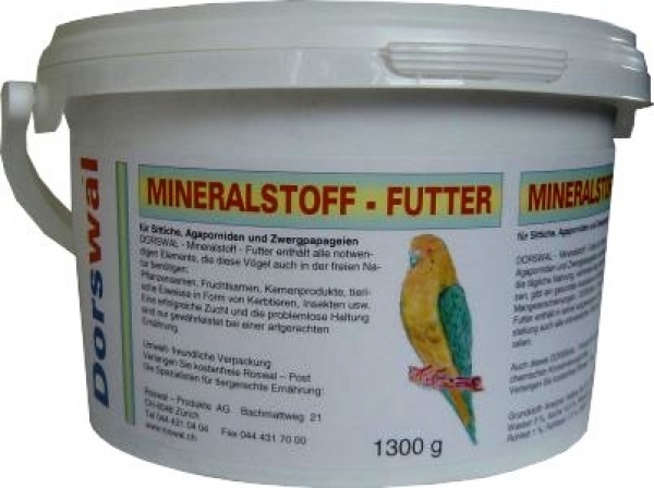 Wellensittich Mineralstoff Futter 1300g