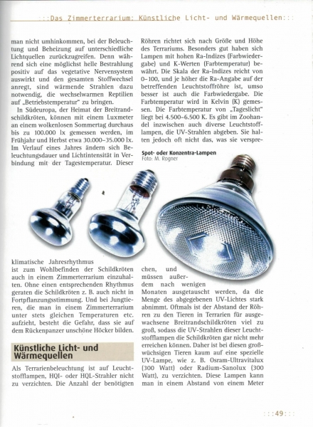 Die Breitrandschildkröte (Testudo marginata) Manfred Rogner