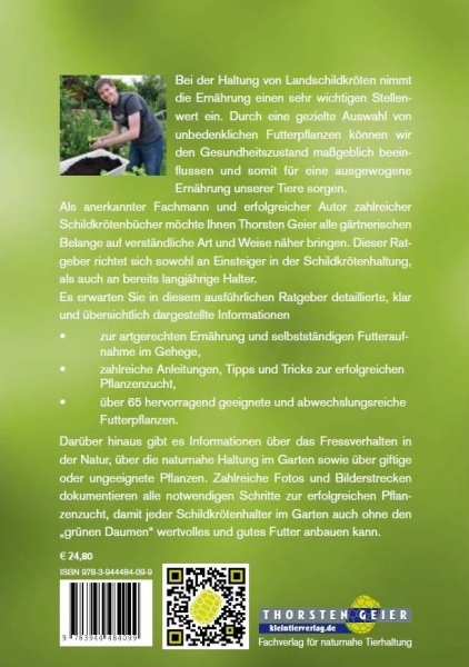 Der Schildkröten-Gärtner - Naturnahe Ernährung Europäischer Landschildkröten