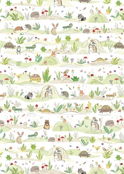 Turnowsky-Kunstdruck Geschenkpapier Tierwelt