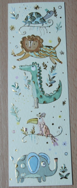 Turnowsky-Kunstdruck Lesezeichen mit Tieren