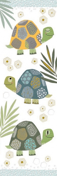 Turnowsky-Kunstdruck Lesezeichen mit Schildkröten