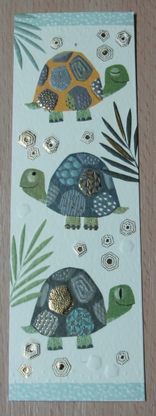Turnowsky-Kunstdruck Lesezeichen mit Schildkröten