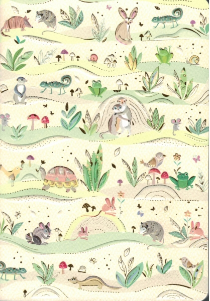 Turnowsky-Kunstdruck Notizbuch mit Tieren