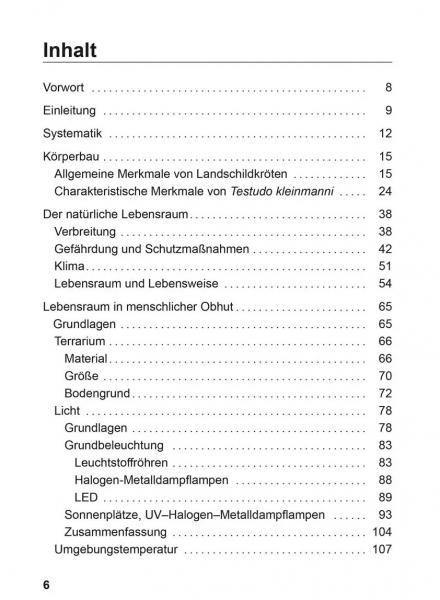 Die Ägyptische Landschildkröte Testudo kleinmanni