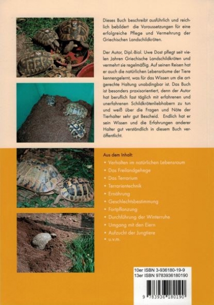 Griechische Landschildkröten - Pflege und Vermehrung