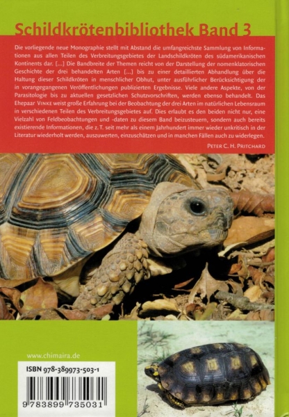 Schildkrötenbibliothek 3 - Südamerikanische Landschildkröten
