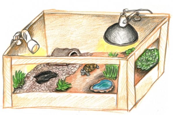 Beleuchtungsset für ca. 118x54cm Haltungsgrundfläche