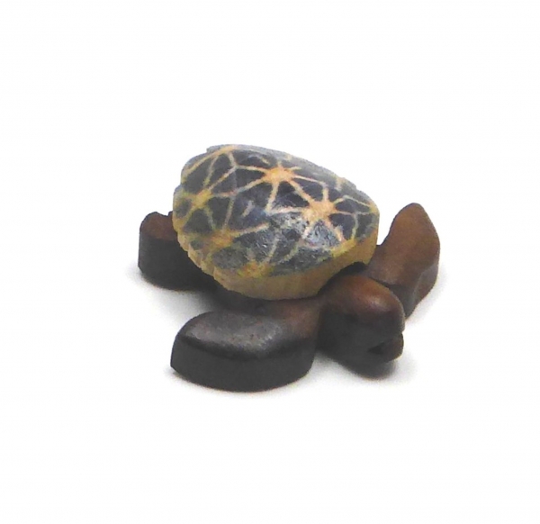 Holz Dekorations Schildkröten (schwarz)
