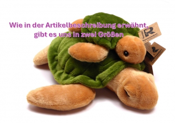 Stofftier Meeresschildkröte "Lilly" groß