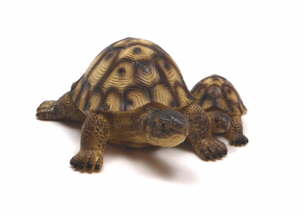 Schildkrötenfigur "Mona und Tina" zwei Schildkröten nebeneinander
