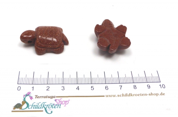 "Marinella" Schildkröten Anhänger aus Goldfluss (3,5 cm)