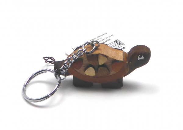 Schildkröten-Schlüsselanhänger aus Holz