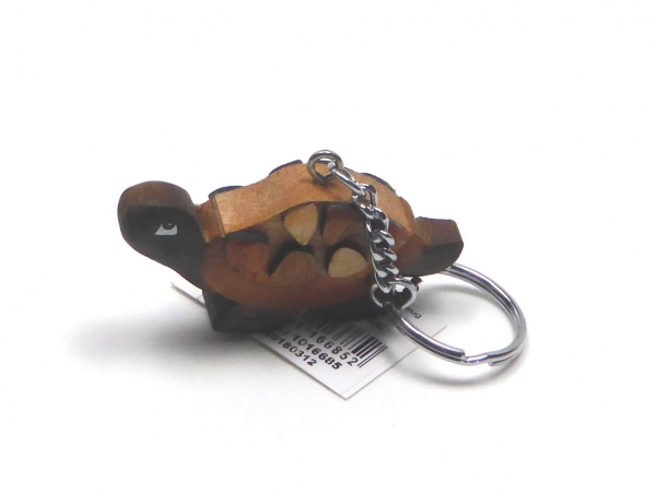 Schildkröten-Schlüsselanhänger aus Holz