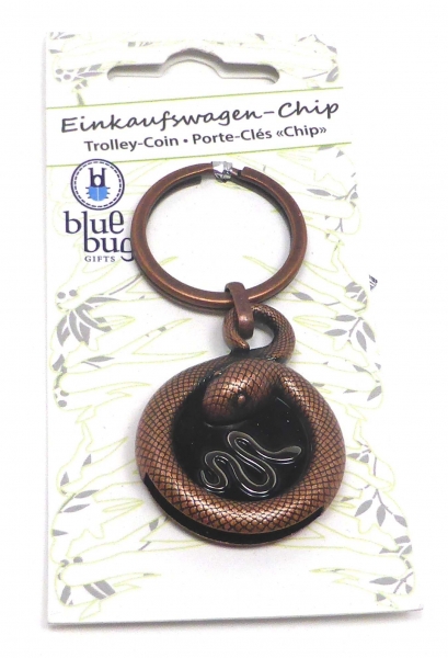 Chiphalter "Schlange", kupferfarben - BlueBug