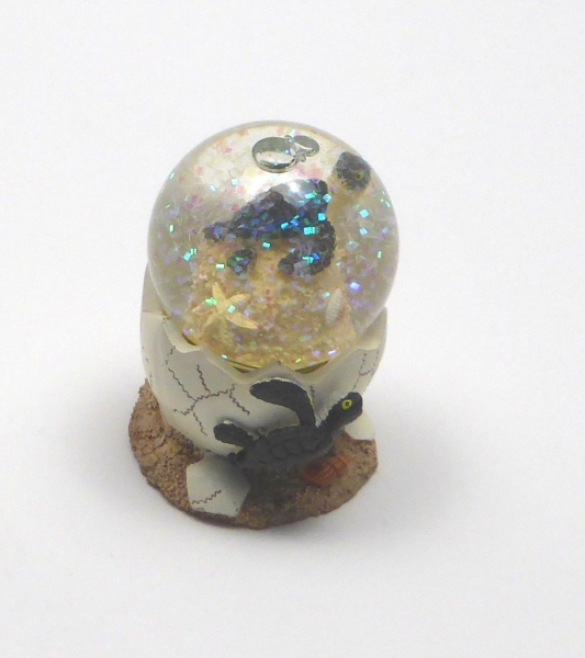 Glitzerkugel Meeresschildkröte