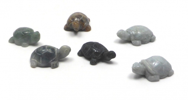 "Silja" Halbedelstein Schildkröte