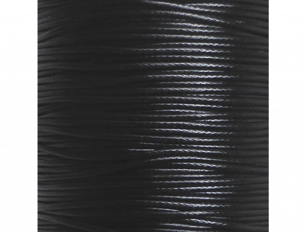 Kordband (schwarz) 1,5 mm x 1 m Meterware