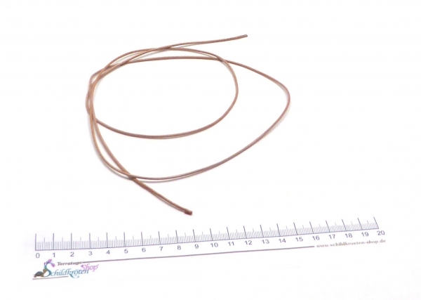 Lederband aus Ziegenleder (natur) ohne Verschluß 1m
