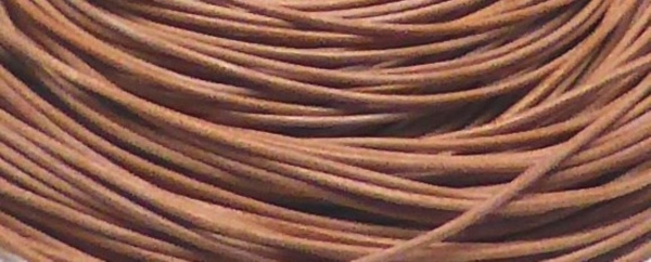 Lederband aus Ziegenleder (natur) ohne Verschluß 1m
