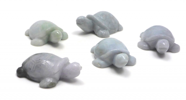 "Birma" Edelstein Schildkröte aus burmesischem Jadeit (Jade)