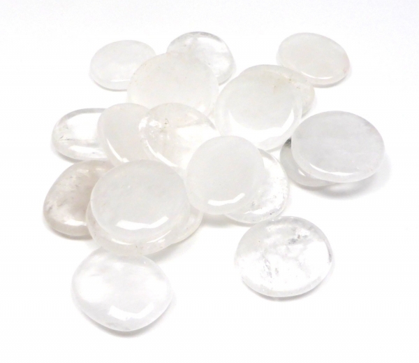 Scheibenstein Bergkristall 3-5 x 5 cm groß (klar)