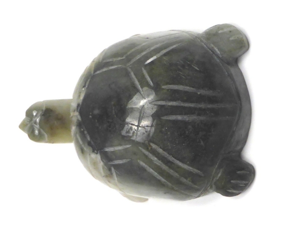 "XXL" Edelstein Schildkröte aus Jadeit (Jade)