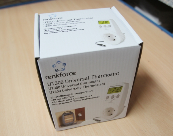 Universalthermostat Zwischenstecker -40 bis 99 °C renkforce UT300